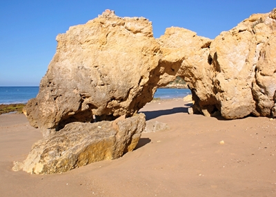 Dziwaczne kształty wykonane z piaskowca