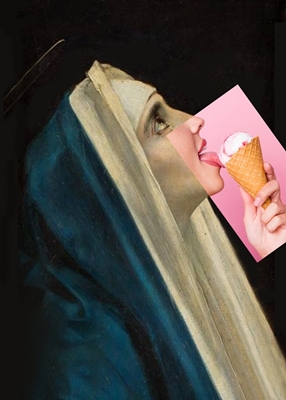 Mary zmrzlinová koláž