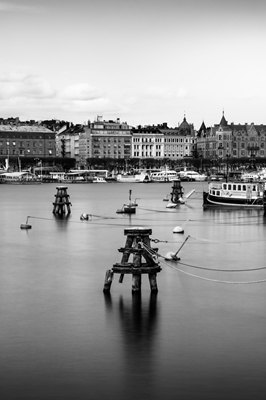 Stockholmer Hafenszene