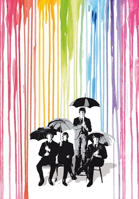 Pop art Beatles
