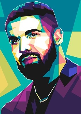 Drake pop art style 