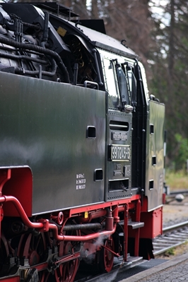 Ancienne locomotive à vapeur