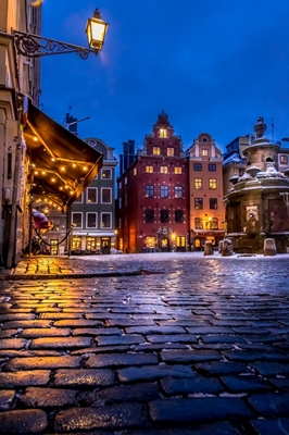 Stare Miasto Zimowa Noc I