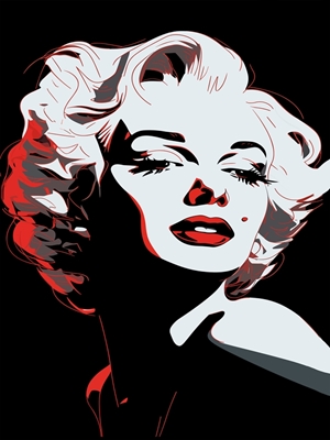 Marilyn Monroe konst vektor