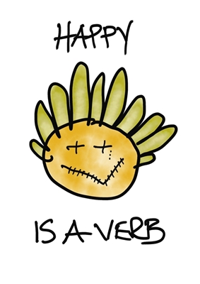 Feliz é um verbo