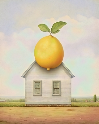 De verblijfplaats van een citroen