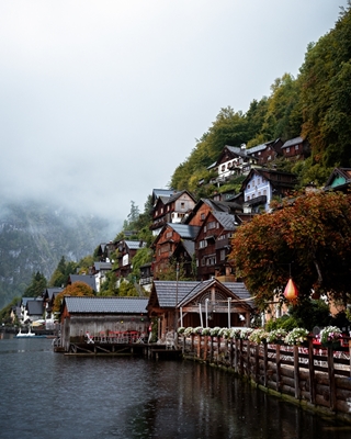The small village of Hallstatt