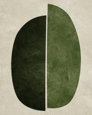 Abstrakta gröna bladskuggor
