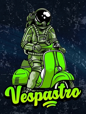 Vector Vespa Astronaut 