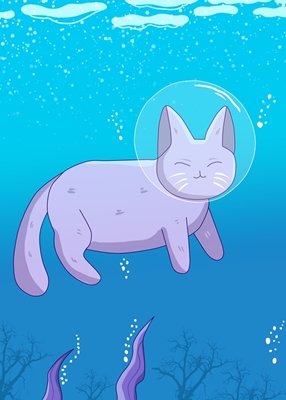 L'estetica dei gatti subacquei