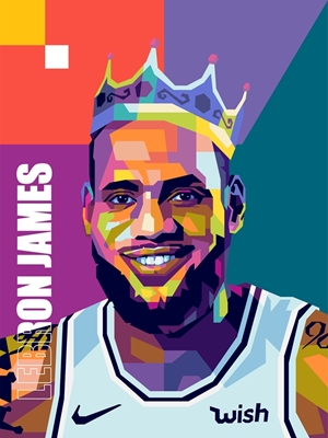 King Lebron James Basketball
