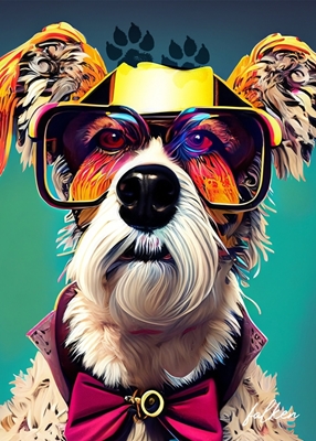 Pop art hond