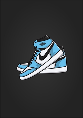 Nike Air Jordan Blue 1