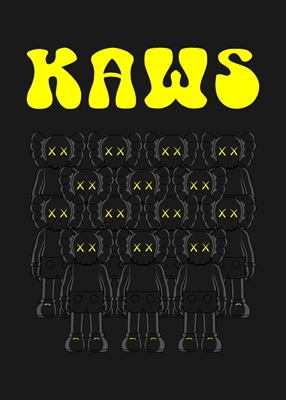 Kaws svarte tropper