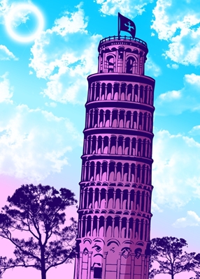 La tour de Pise légendaire