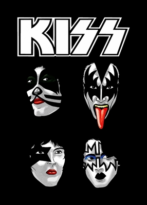 Kiss ikonische Maske