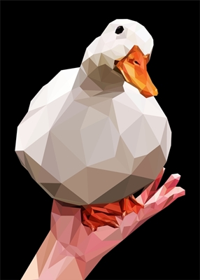 Duck on palm meme