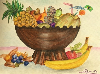 Brazylijska miska z owocami