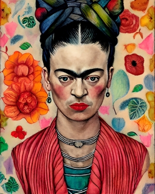 Frida and the flowers