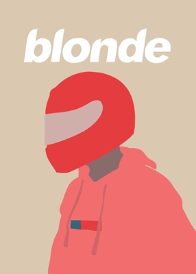 blond lyserød hjelm