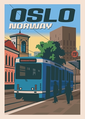 Oslo City Tram, style rétro