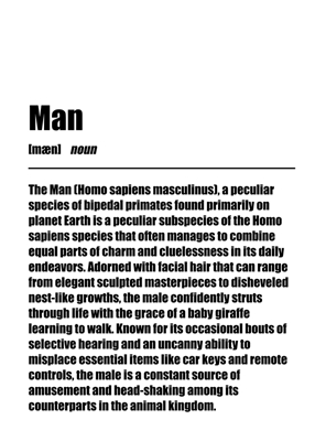The male