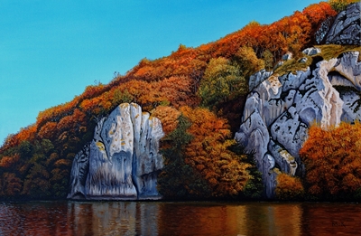 Herbst en las rocas