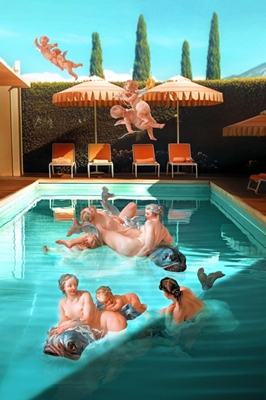 Elysejská párty u bazénu