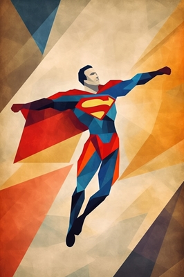 Superman in de lucht