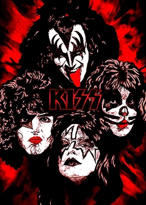 kiss - red