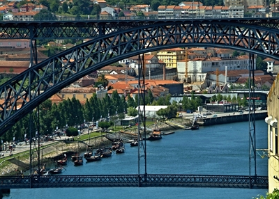 Louis I Bridge och Douro