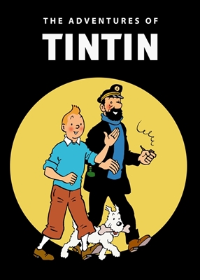 snowy,tintin,captain haddock posters & prints by shareen susatya - Printler