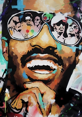 Ritratto di Stevie Wonder