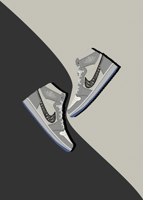 Jordan x Dior rika sneakers