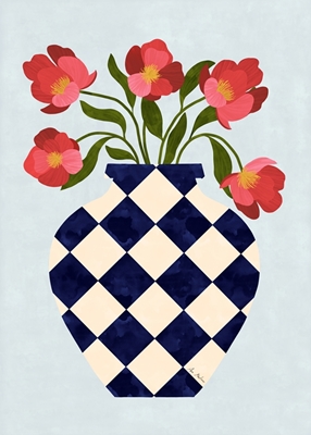 Vase d’image avec des roses