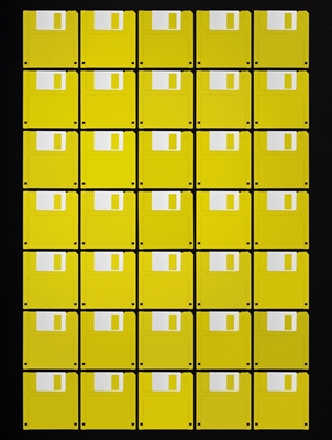 Pixel de disquette - AllYellow