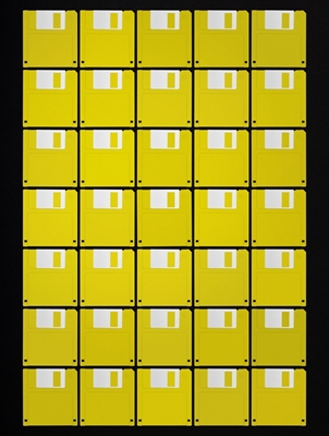 Floppy Pixel - AllYellow