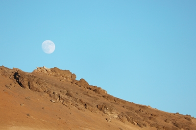 Maan boven Mývatna