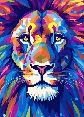 Lion King Animal Popart