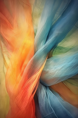 Flujo abstracto colorido 1