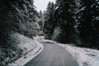 Strada invernale