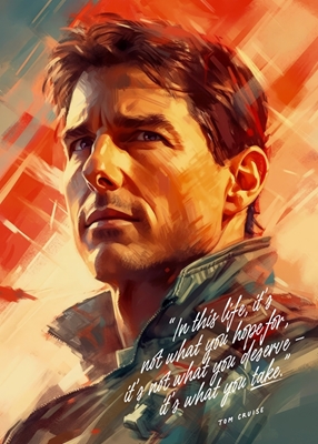 Citação de arte de Tom Cruise