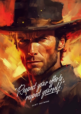 Clint Eastwood Art Cytat