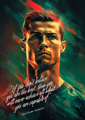 Cristiano Ronaldo Citation d’art