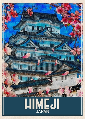Himeji Japan Travel Art