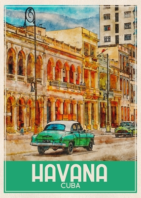 Havana Kuba Cestování Umění