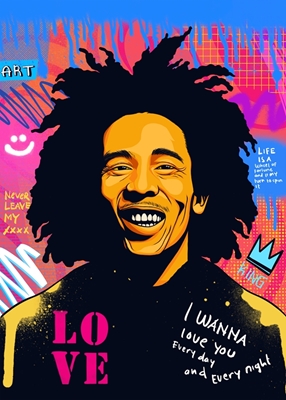 Bob Marley - Pop Art posters & prints by MUH ZUHUD - Printler