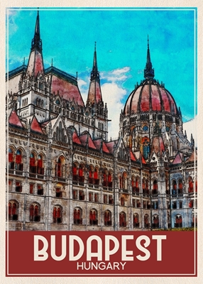 Budapeszt Węgry Travel Art