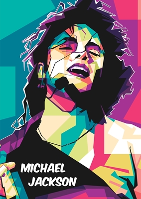Michael Jackson Pop-Art-Stil