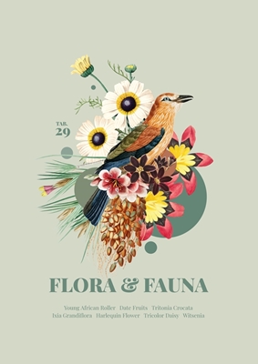 Flora & fauna met burin roller